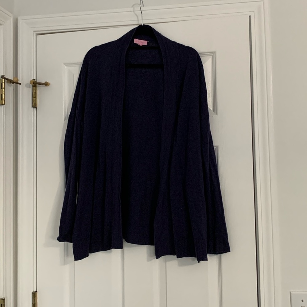 Sz S Navy Lilly Pulitzer Cardigan